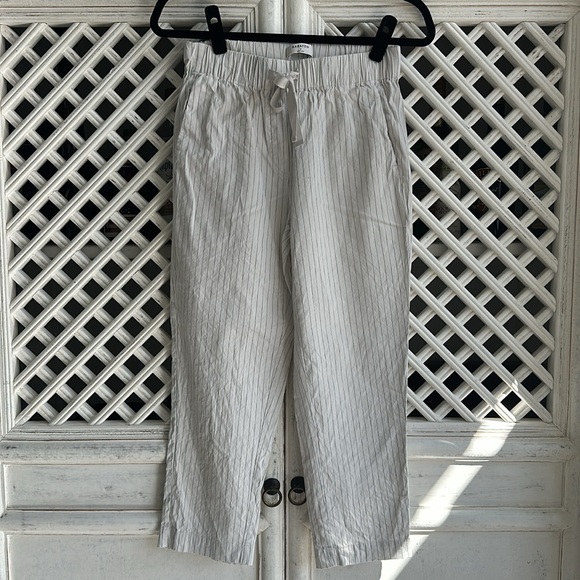 Aritzia babaton errol pants linen ankle trousers small - Picture 4 of 11
